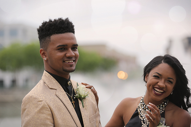 couple ready for their prom